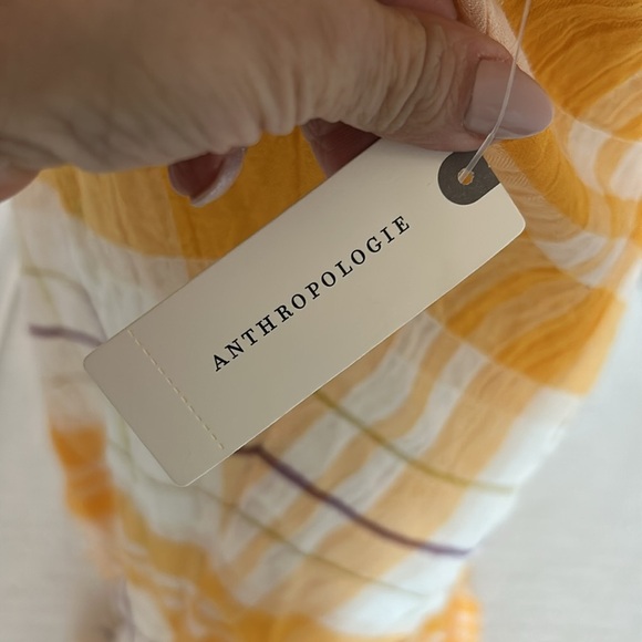 Yellow and White Maxi Dress - Picture 9 of 12